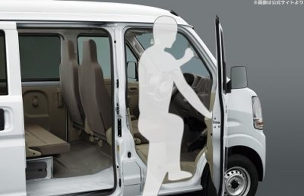 NVクリッパーの運転席